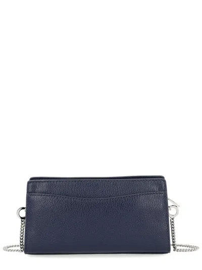 Michael Michael Kors Extra-small Hamilton Moderne Shoulder Bag In Blue