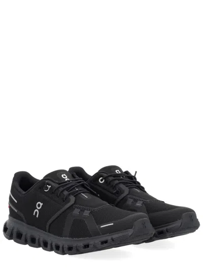 On 6 Cloud Mesh Pull Tab Sneakers In Black