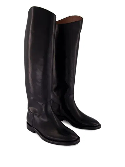 Paris Texas Idaho Leather Boots In Brown