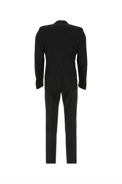 Prada Black Wool Blend Suit In Black