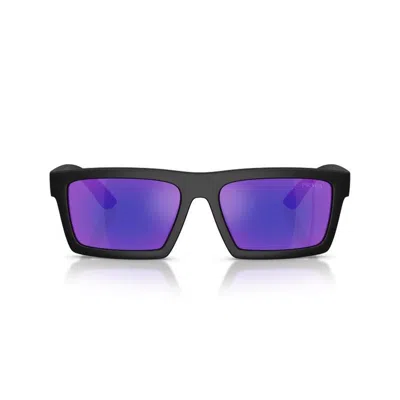 Prada Linea Rossa Man Sunglasses Ps 02zsu In Black