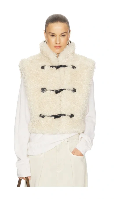 Isabel Marant Étoile Marant Etoile Alisa Vest In Neutral