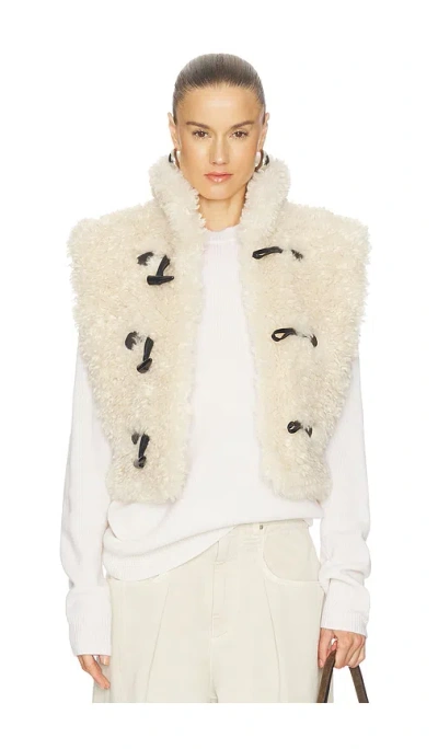 Isabel Marant Étoile Marant Etoile Alisa Vest In Neutral