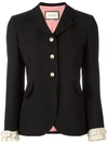 GUCCI ruffle detail jacket,DRYCLEANONLY