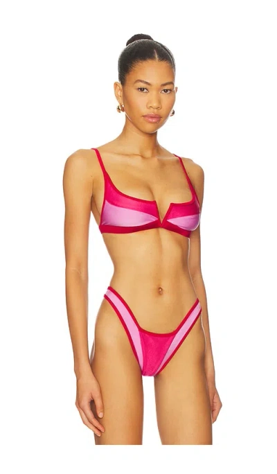 Fae Gypsy Bikini Top In Pink