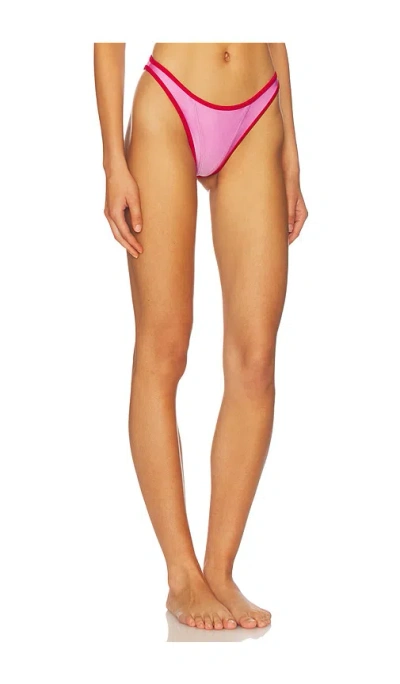 Fae Hailey Bikini Bottom In Pink