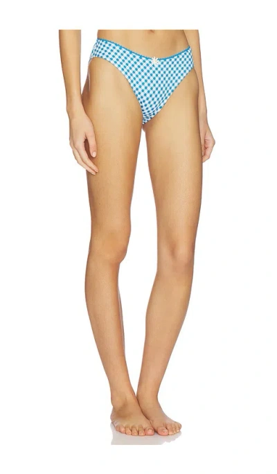 Solid & Striped The Daphne Bikini Bottom In Blue