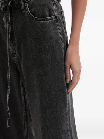Rag & Bone Drawstring-waist Jeans In Black