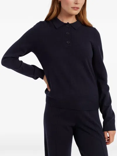 Chinti & Parker Langärmeliger Pullover In Blue