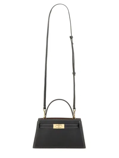 Tory Burch Petite Lee Radziwill Purse In Black