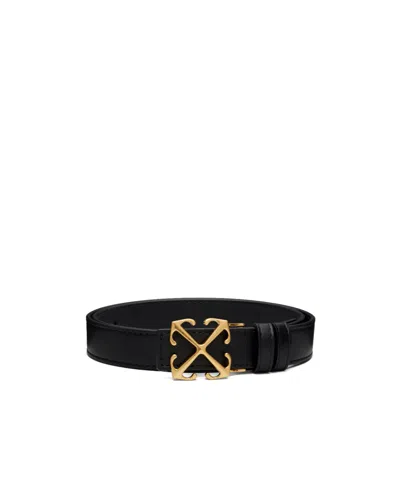 Off-white Black Arrow Quote 25 Belt In Black
