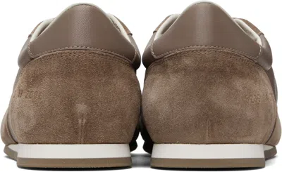 Common Projects Minimal Runner Low-top Sneakers In Brown