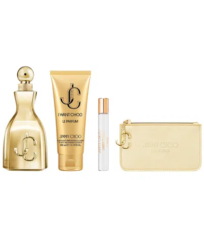 Jimmy Choo 4-pc. I Want Choo Le Parfum Set In Transparent