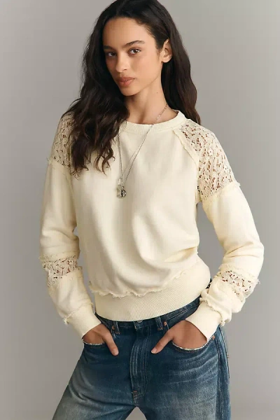 Wilt Round Neck Sweatshirt In White