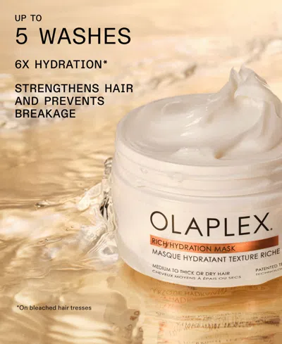 Olaplex Rich Hydration Mask For Dry Or Medium To Thick Hair 6.7 Oz. In White