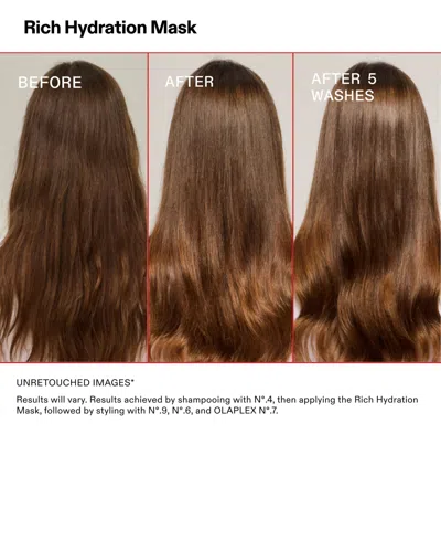 Olaplex Rich Hydration Mask For Dry Or Medium To Thick Hair 6.7 Oz. In White
