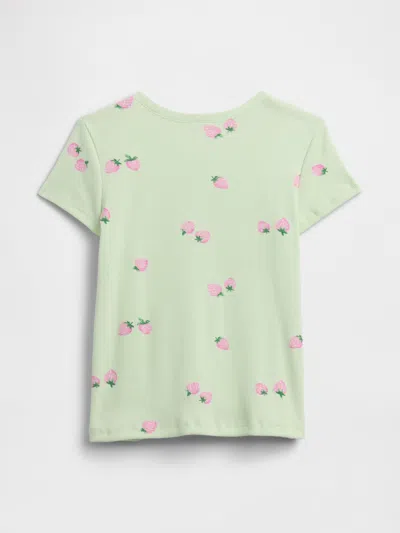Gap Factory Babygap Ribbed T-shirt In Green