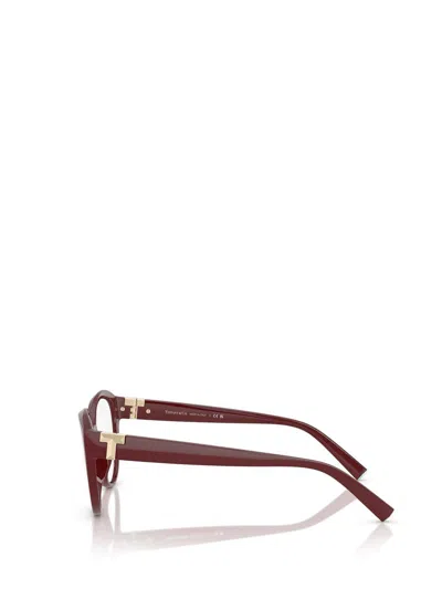 Tiffany & Co Circular Flat Mirror In Red