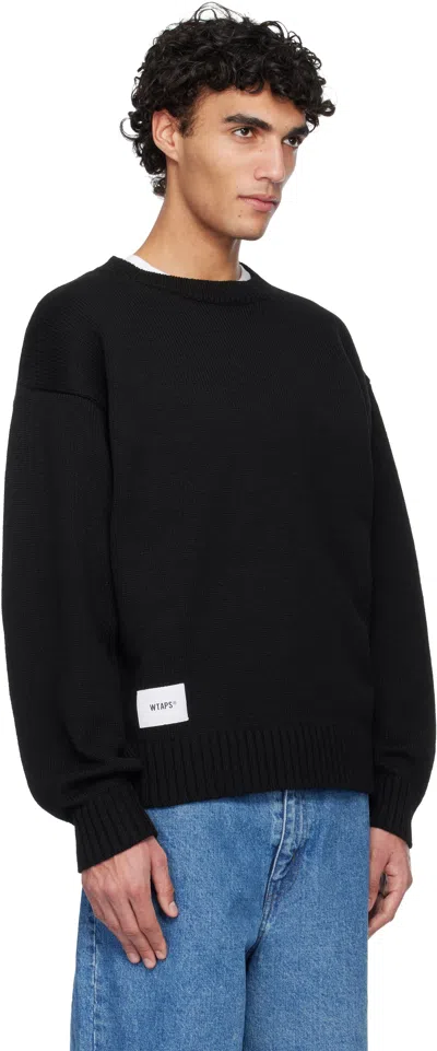 Wtaps Black Afa Crewneck In Black