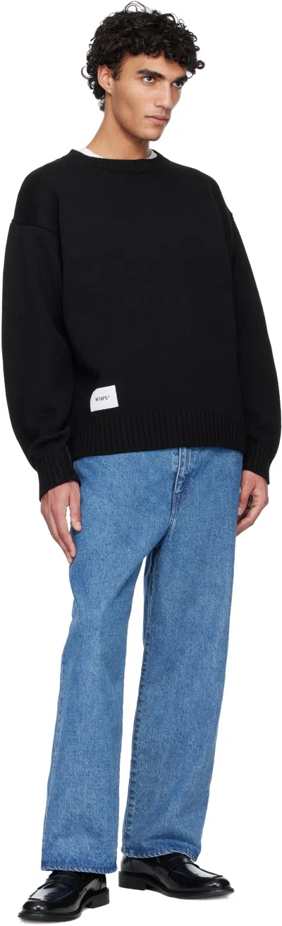 Wtaps Black Afa Crewneck In Black
