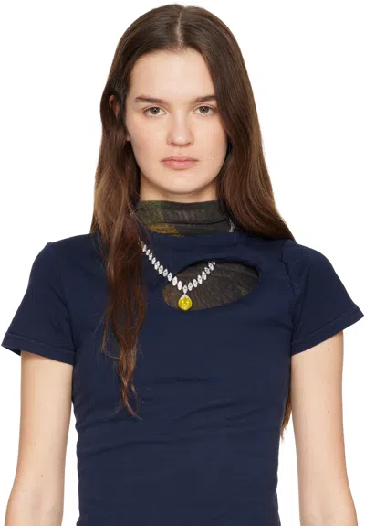 Ottolinger 'dipped Diamond' Necklace In White