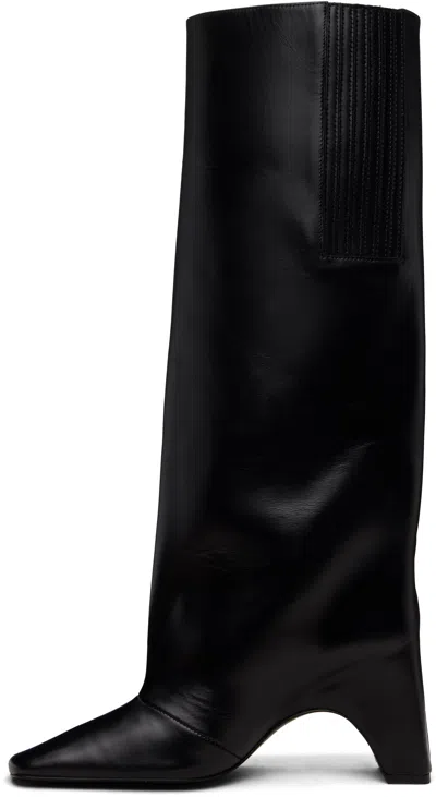 Coperni Black Bridge Tall Boots In Black