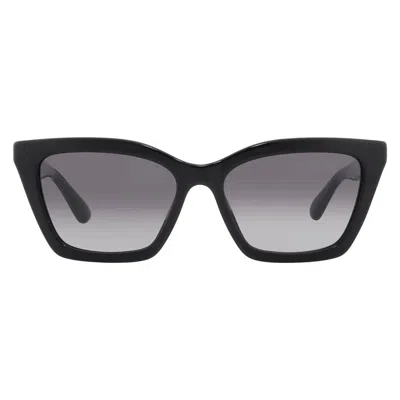 Emporio Armani Grey Gradient Butterfly Ladies Sunglasses Ea4250u 50178g 54 In Black