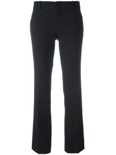 Gucci Tailored Ankle Length Trousers In Black