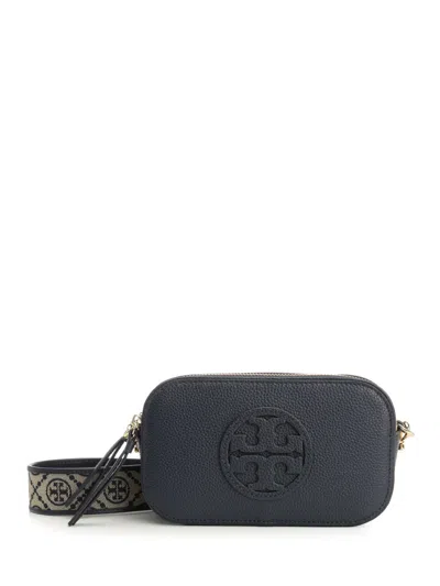Tory Burch Miller Mini Crossbody Bag Crossbody Bags Black In Blue