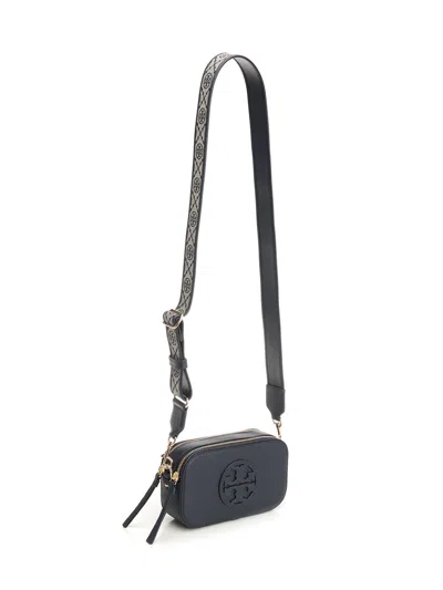 Tory Burch Miller Mini Crossbody Bag Crossbody Bags Black In Blue
