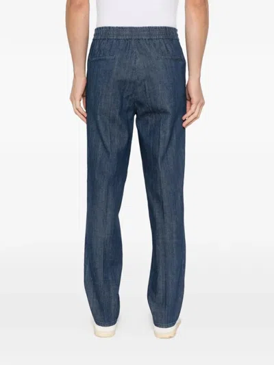 Brunello Cucinelli Drawstring Jeanss In Multi