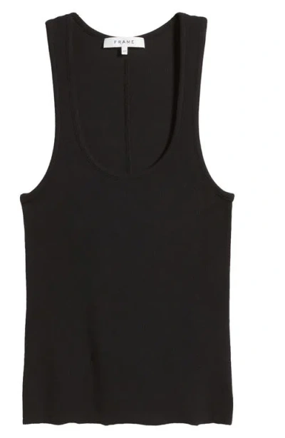 Frame Stretch-modal Tank In Black