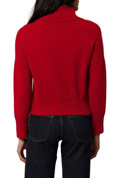 Cyrus Turtleneck Sweater In Red