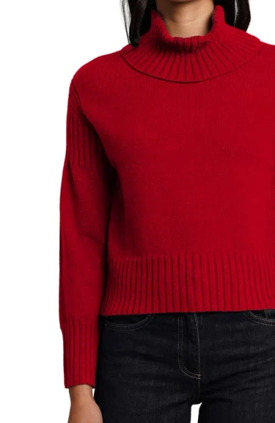 Cyrus Turtleneck Sweater In Red