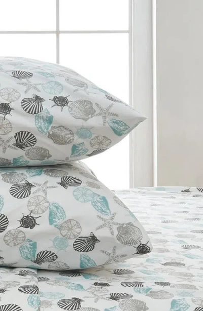 Woven & Weft Coastal Microfiber Sheet Set In Multi