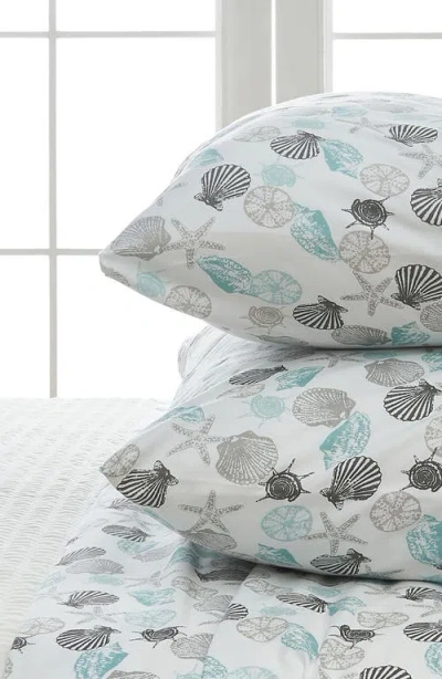 Woven & Weft Coastal Microfiber Sheet Set In Multi
