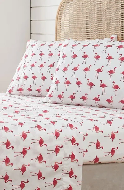 Woven & Weft Coastal Microfiber Sheet Set In Multi