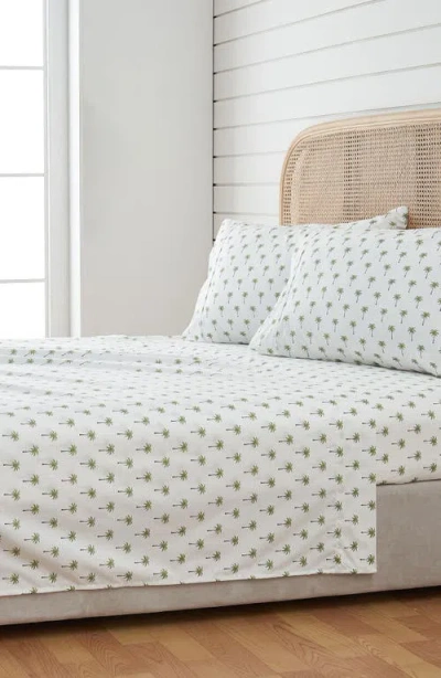 Woven & Weft Coastal Microfiber Sheet Set In Multi