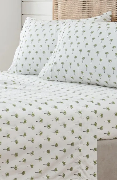 Woven & Weft Coastal Microfiber Sheet Set In Multi