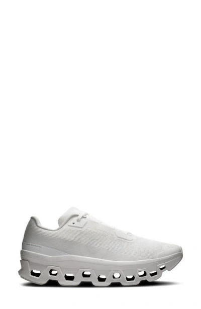 On Cloudmster Void Sneaker In White
