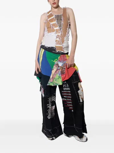 Borbala Ruffled-detail Top In Brown