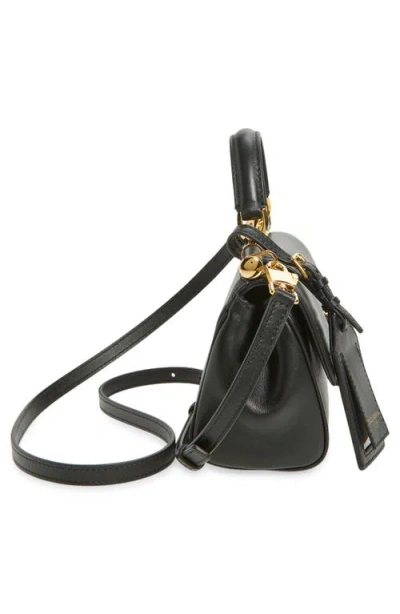 Dolce & Gabbana Medium Sicily Leather Handbag With Structured Design In Black