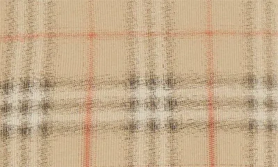 Burberry Womens Sand Ip Check Gradient-check Stretch-cotton Top In Brown