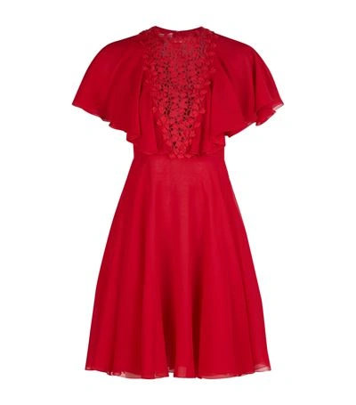 Shop Giambattista Valli Lace Ruffle Dress