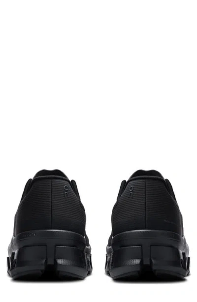 On Running Black Mesh Cloudmster Sneakers In Black
