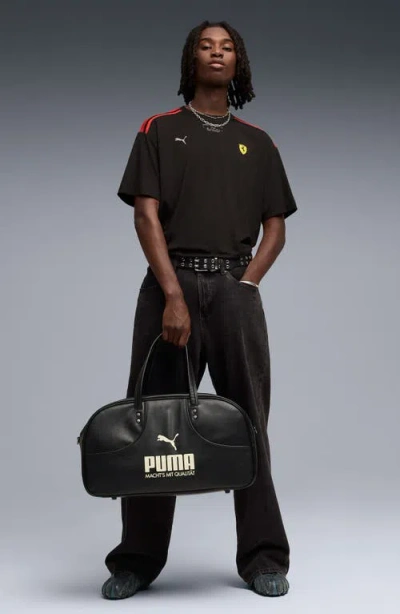 Puma Ferrari Cloudspun Performance T-shirt In Black