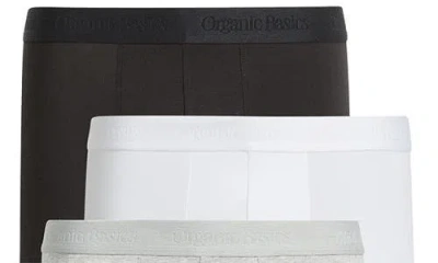 Organic Basics Core 3-pack Stretch Cotton Trunks In Multi