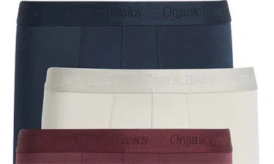 Organic Basics Core 3-pack Stretch Cotton Trunks In Multi