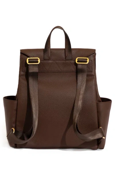 Freshly Picked Mini Classic Diaper Backpack In Brown