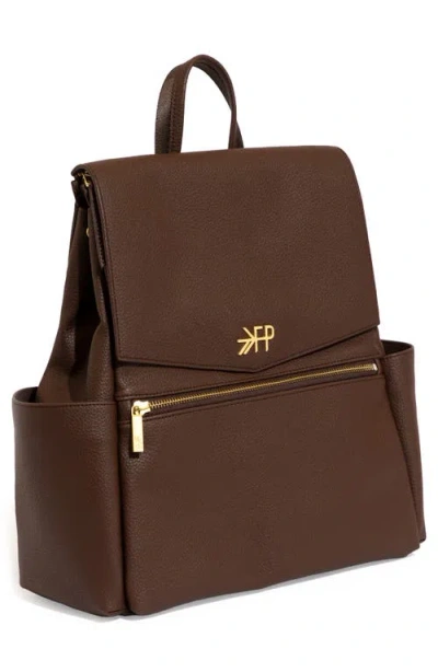 Freshly Picked Mini Classic Diaper Backpack In Brown